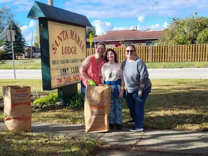 Community service in action